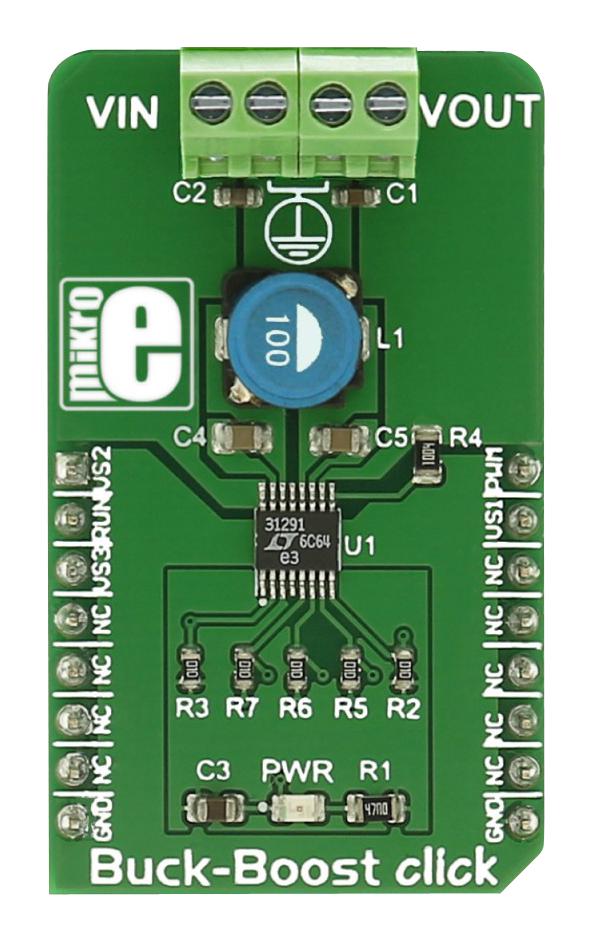 Mikroelektronika Mikroe-2806 Buck-Boost Click Board