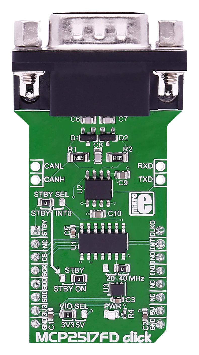 Mikroelektronika Mikroe-2379 Can Fd Controller Click Board