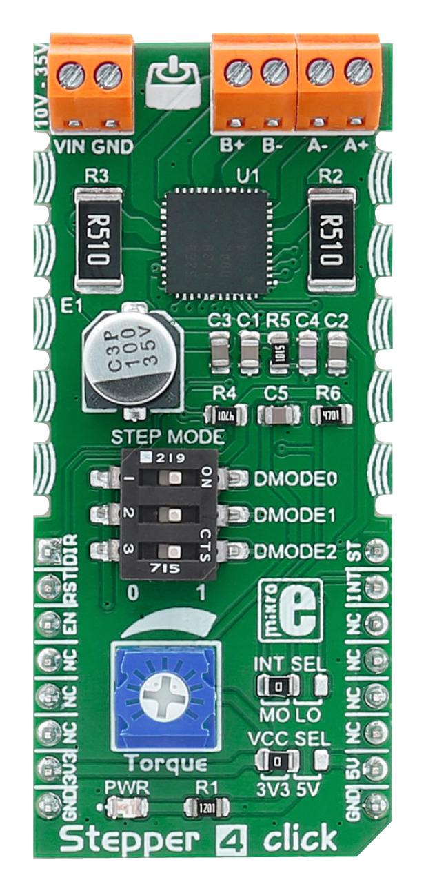 Mikroelektronika Mikroe-2748 Stepper 4 Click Board