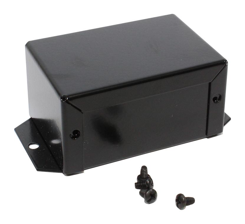 Hammond 1411Fbdbk Enclosure, Utility Box, Alum, Black