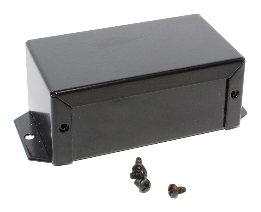 Hammond 1411Fbgbk Enclosure, Utility Box, Alum, Black