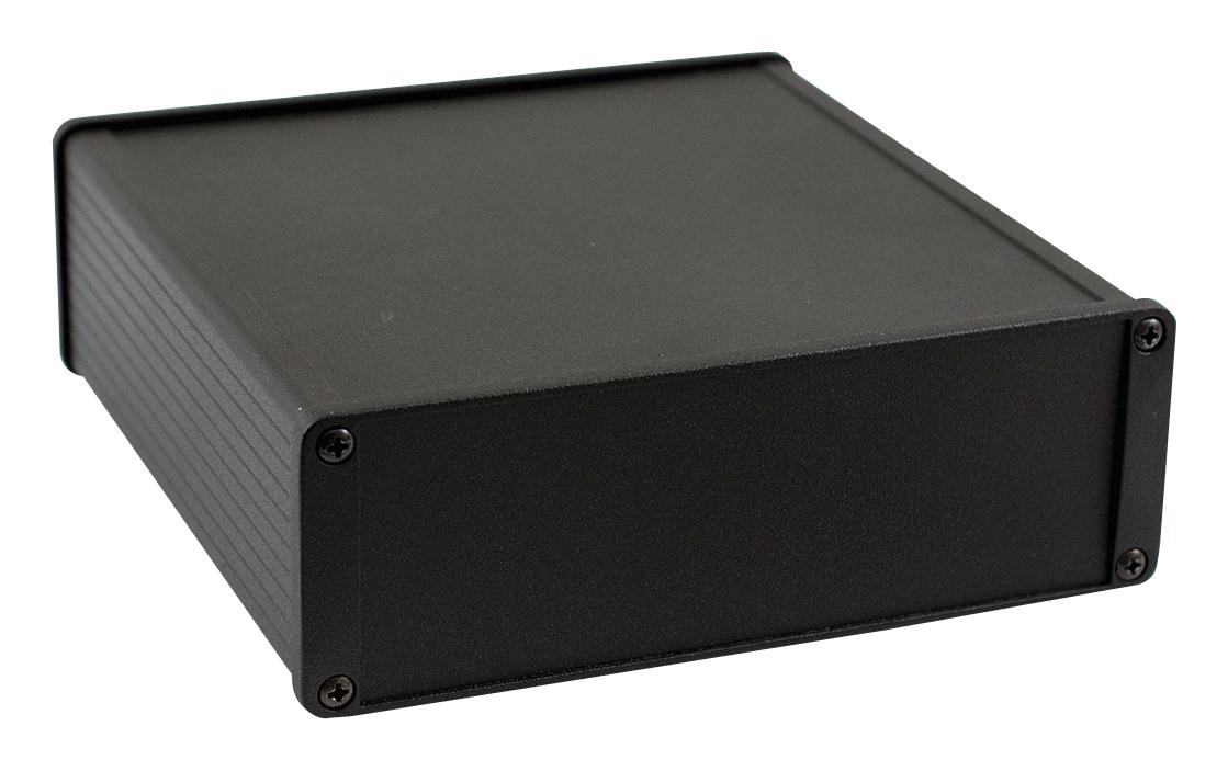 Hammond 1457T1601Ebk Enclosure, Emi/rfi Box, Alum, Black