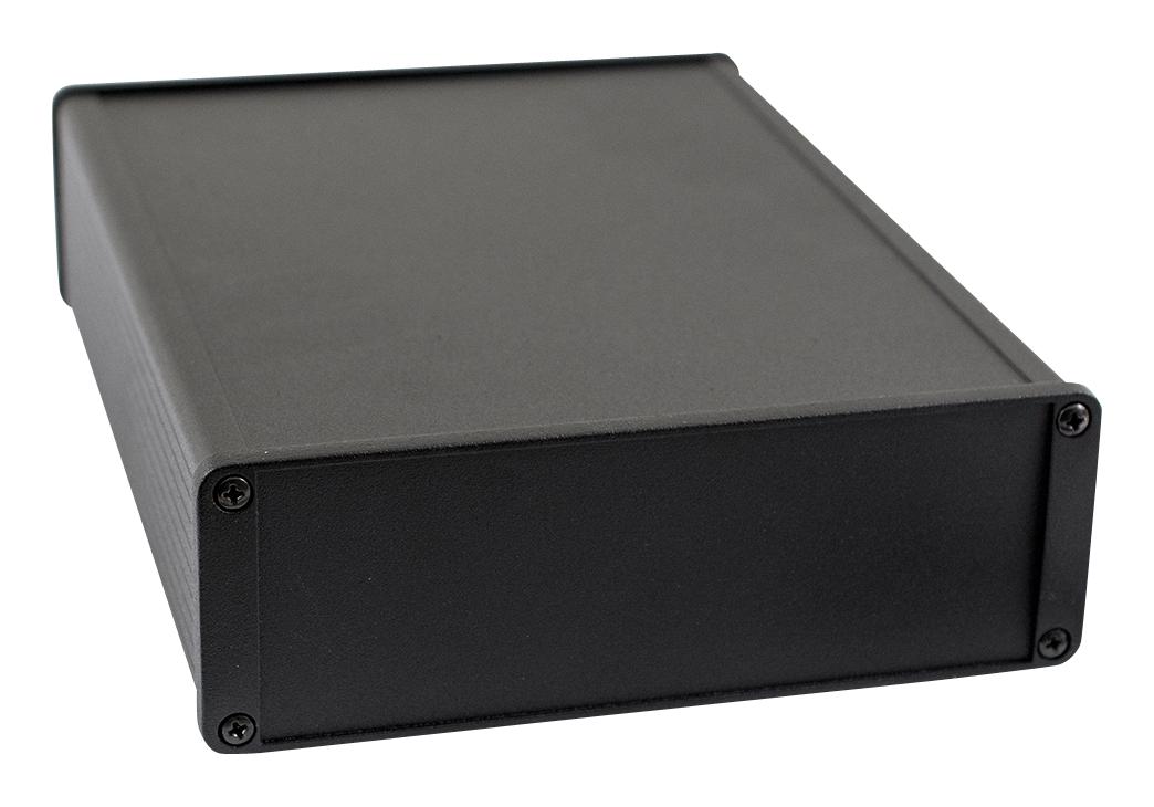 Hammond 1457T2201Ebk Enclosure, Emi/rfi Box, Alum, Black