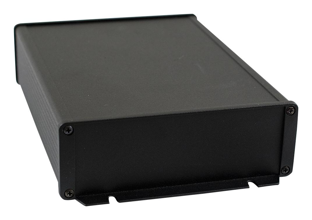 Hammond 1457T2202Ebk Enclosure, Emi/rfi Box, Alum, Black