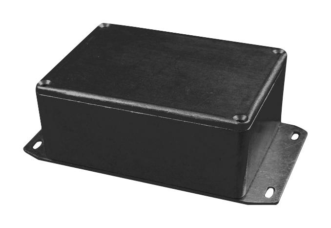 Hammond 1590B3Fbk Enclosure, Small, Diecast Alum, Black