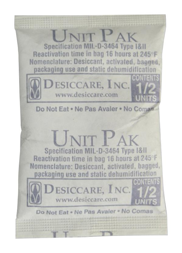 Scs 1/2Pldes550 Desiccant Pouch, Plastic, Pk550