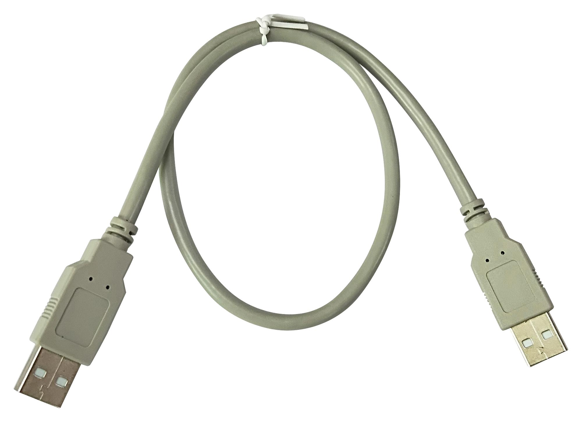 Multicomp Mc002728 Usb Cable, 2.0 A Plug-Plug, 3.3Ft, Grey