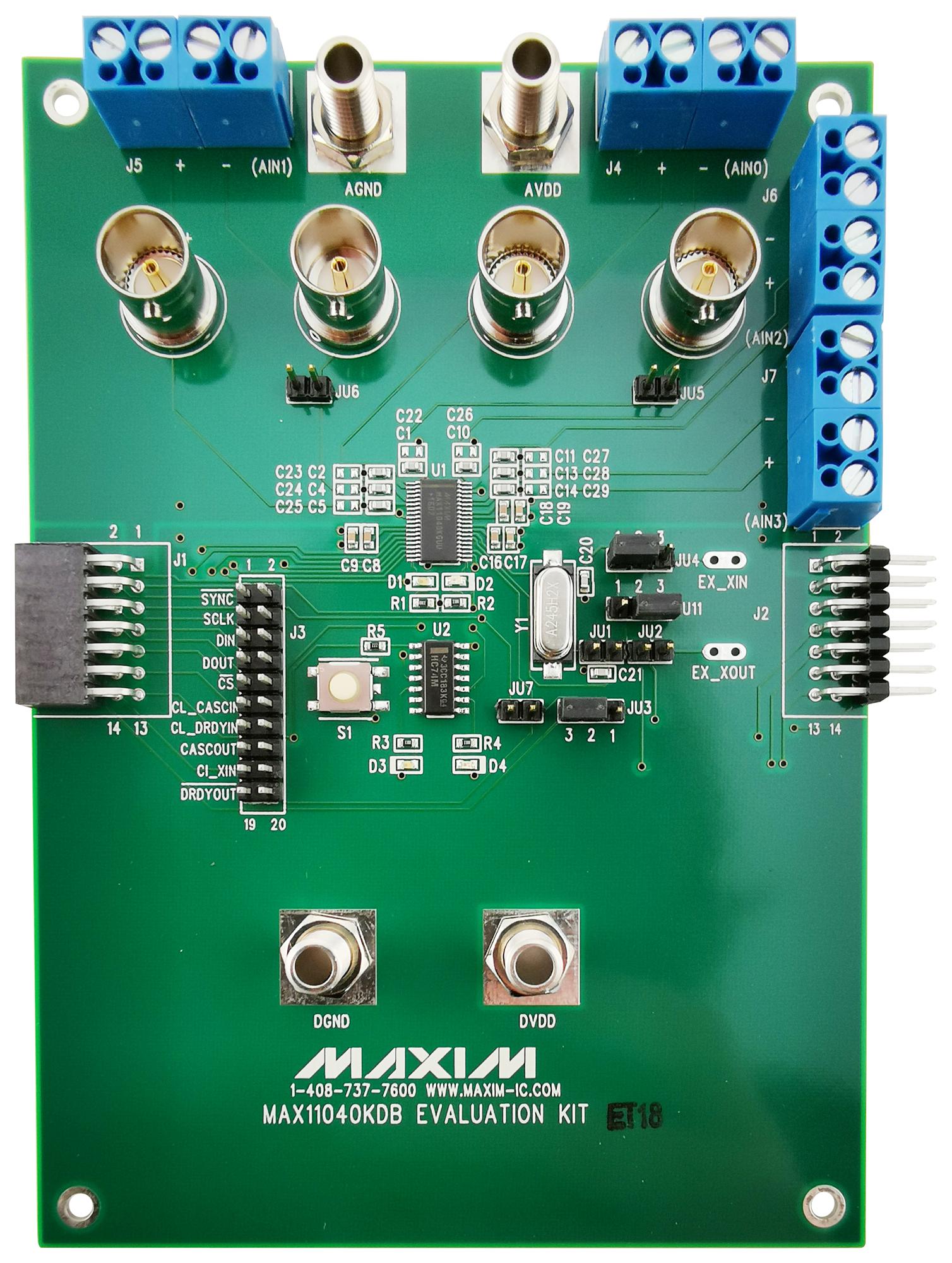 Analog Devices Max11040Kdbevkit# Daughter Brd, Simultaneous-Sampling Adc