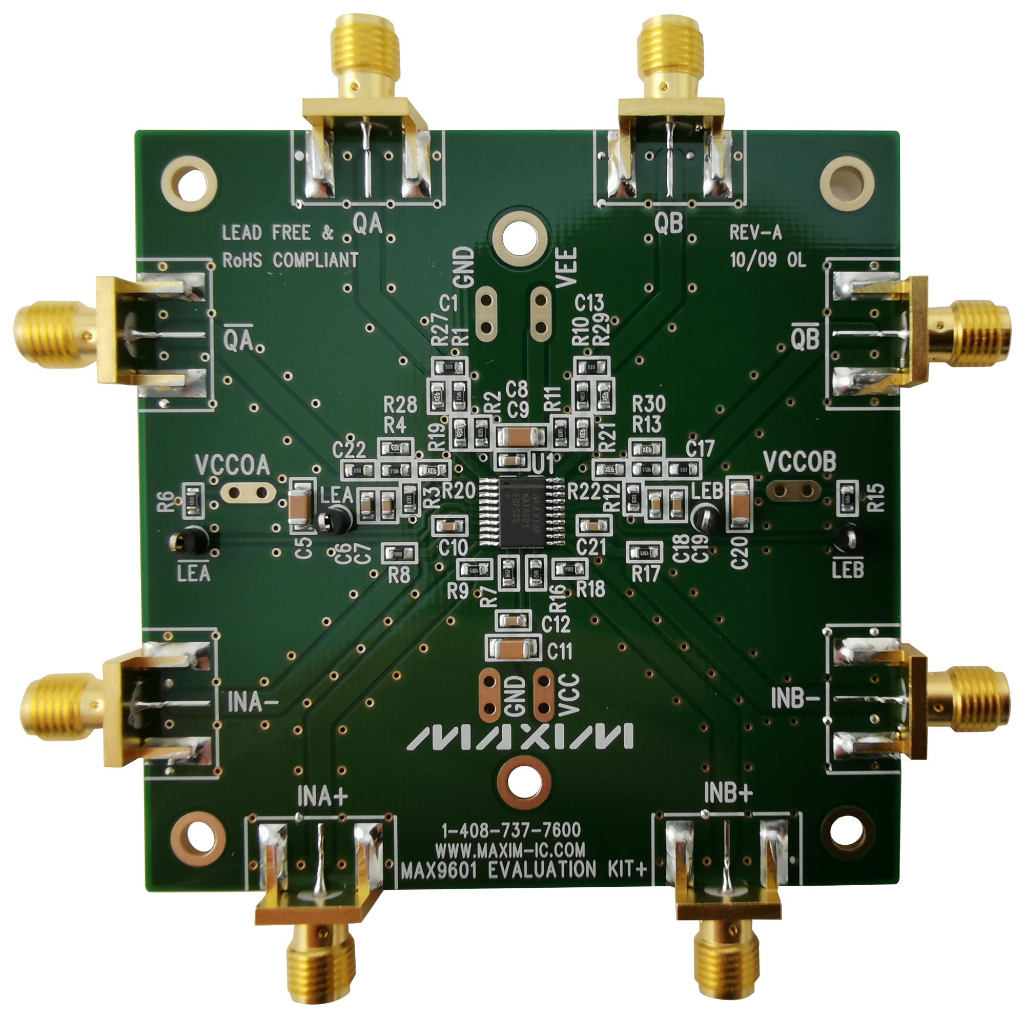 Analog Devices Max9601Evkit+ Evaluation Kit, Pecl Comparator