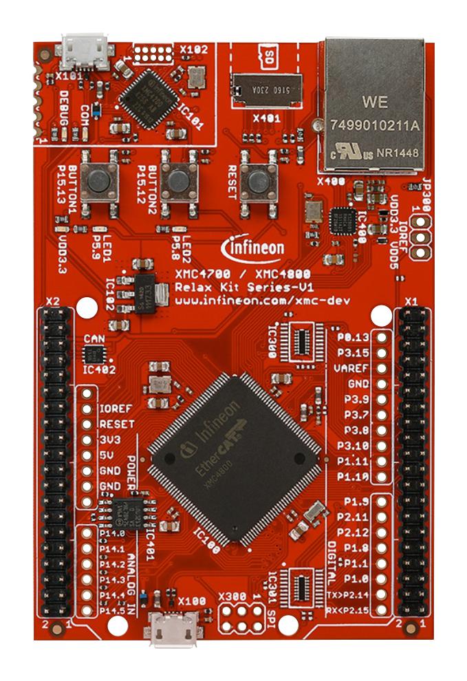 Infineon Kitxmc48Relaxecatv1Tobo1 Eval Relax Ethercat Kit, Cortex-M4 Mcu