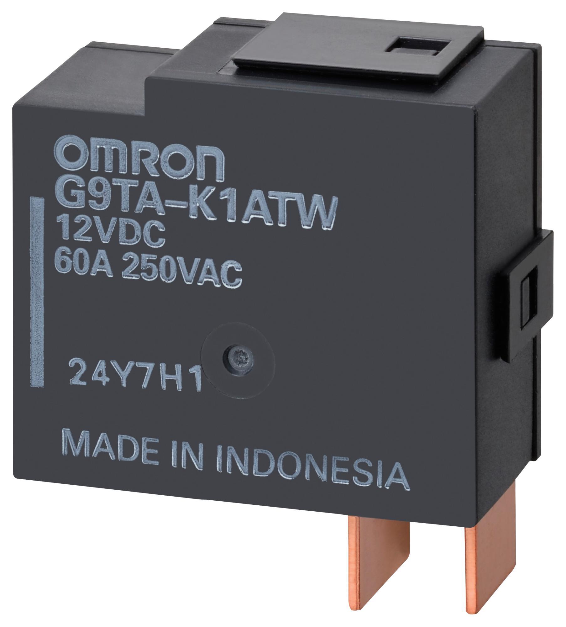 Omron Electronic Components G9Ta-K1Atw  Dc12 Power Relay, Spst-No, 60A, 250V, Bracket