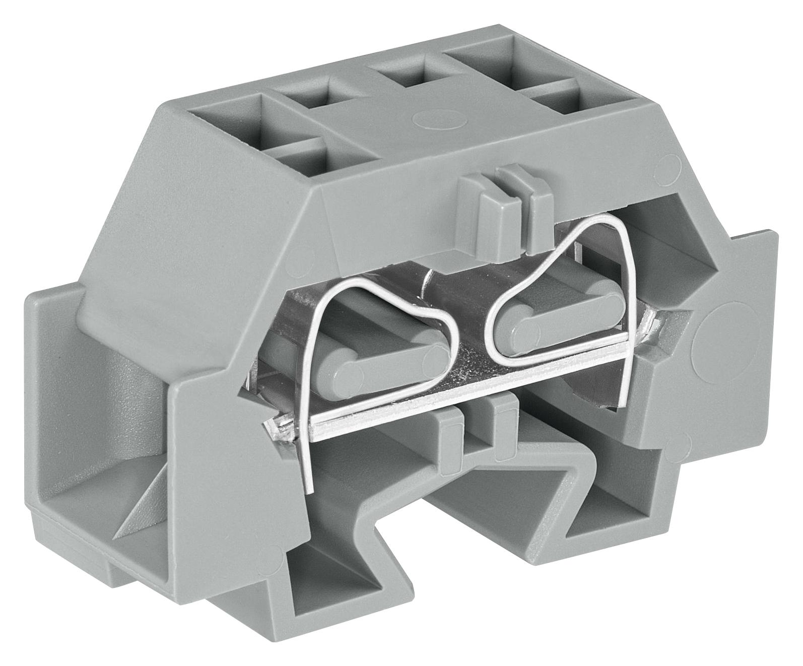 Wago 262-341 Terminal Block, Din Rail, 4Pos, 12Awg