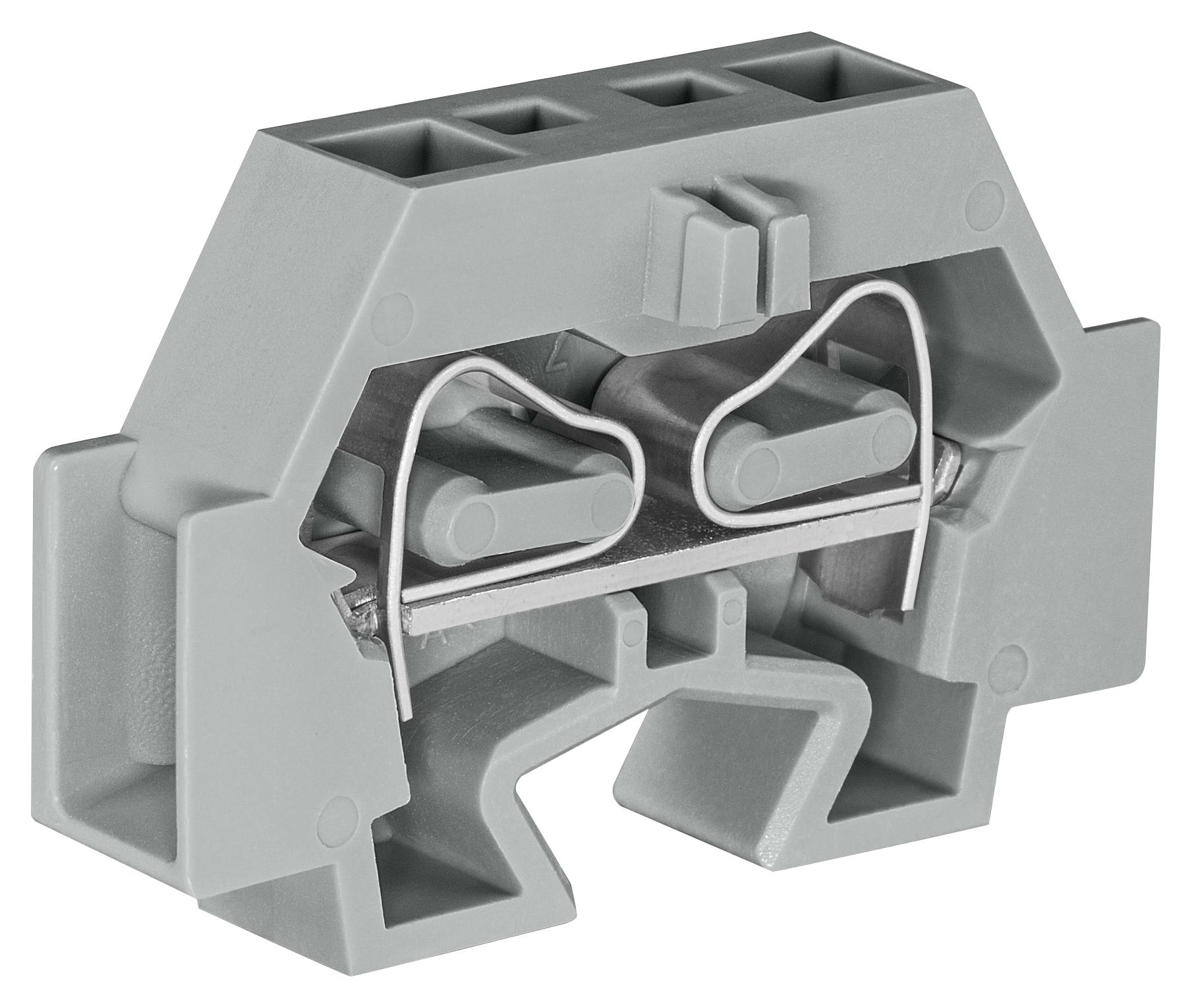 Wago 262-321 Terminal Block, Din Rail, 2Pos, 12Awg