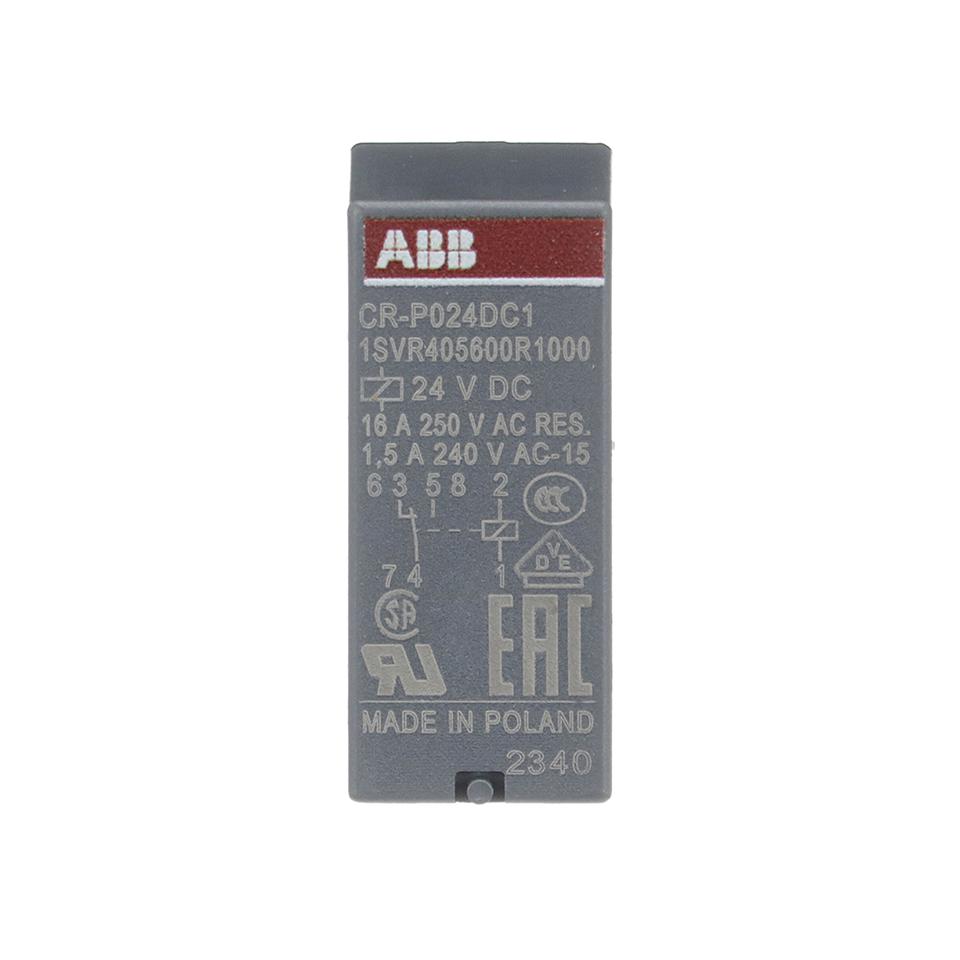 Abb 1Svr405600R1000 Power Relay, Spdt, 16A, 250V, Socket