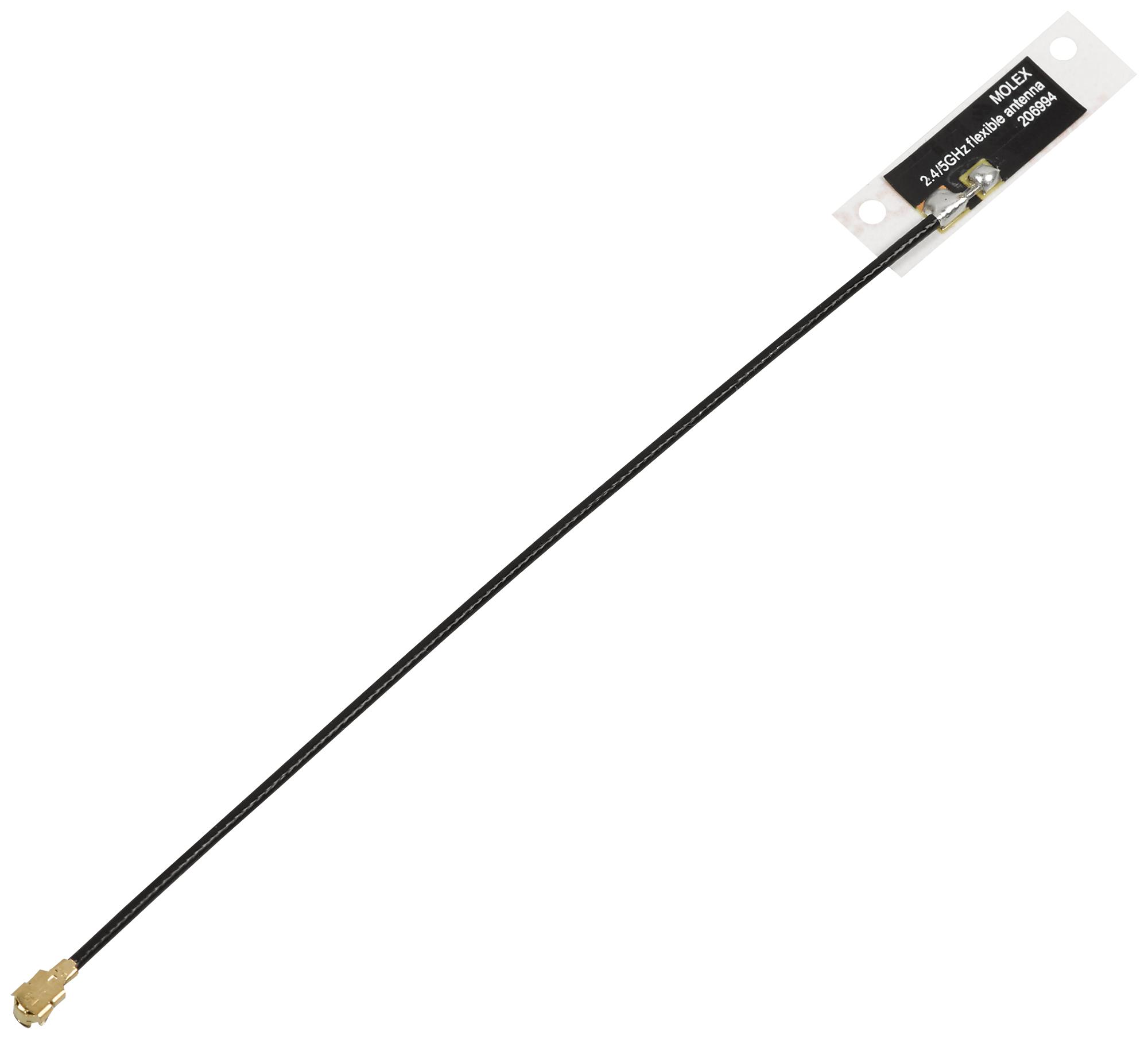 Molex 206994-0100 Pcb Antenna, Lin, 5.15-5.85Ghz, 3.6Dbi