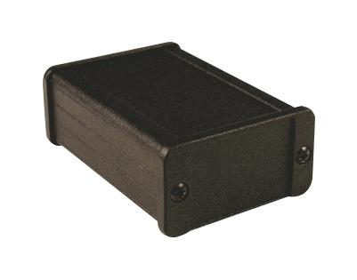 Hammond 1457K1601Ebk Enclosure, Multipurpose, Aluminium, Blk