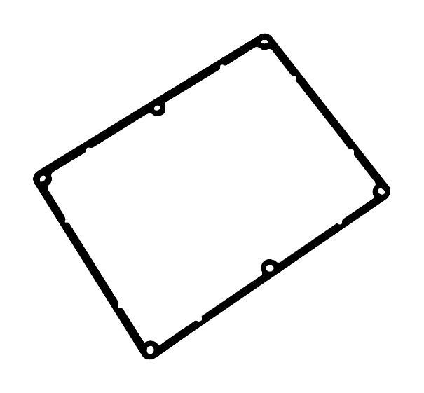 Hammond 1550Lsgasket Replacement Gasket, Silicone, 165.4Mm