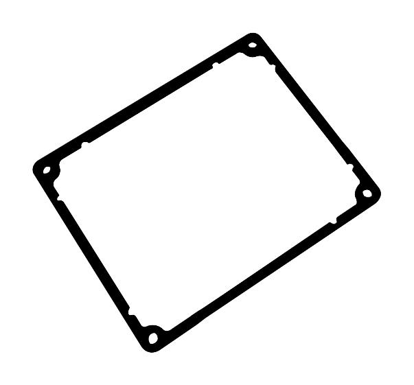 Hammond 1550Msgasket Replacement Gasket, Silicone, 120Mm