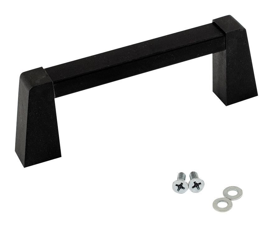 Hammond 1427Sbb Handle, Alum/nylon, Black, Enclosure