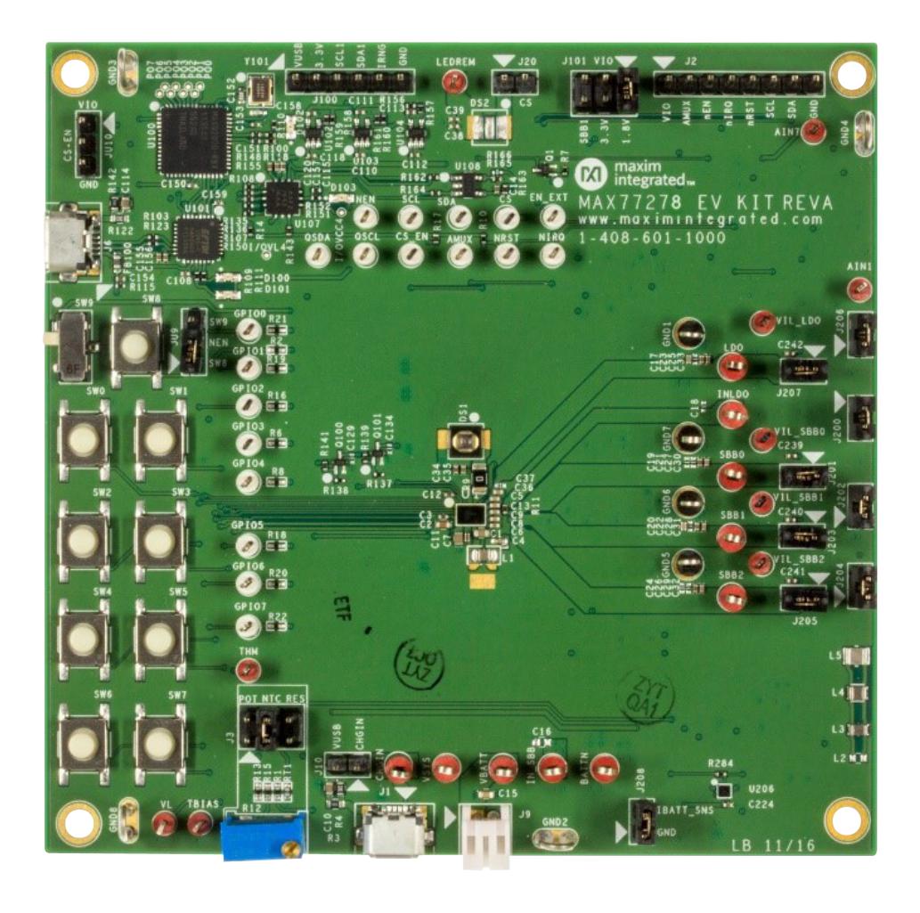 Analog Devices Max77278Evkit# Eval Kit, Li-Ion/li-Pol Battery Charger