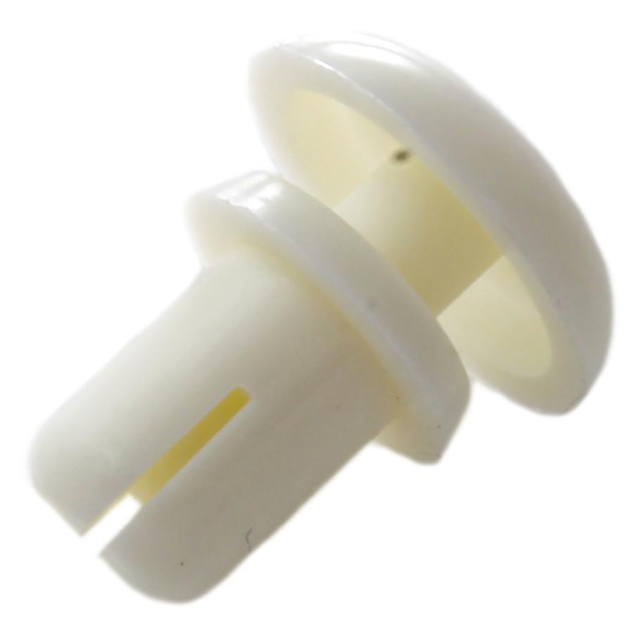 Essentra Components Sr 5095W Snap Rivet, Nylon 6, 5.2Mm, White, Pk100