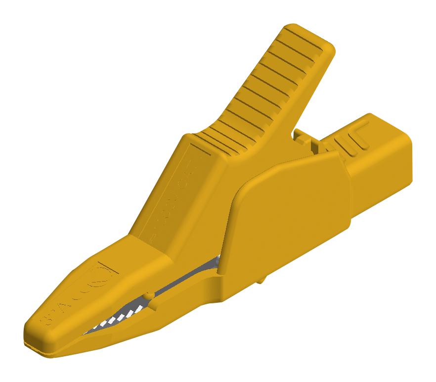 Hirschmann Test And Measurement 972405103 Crocodile Clip, 30Mm, Yellow, 32A