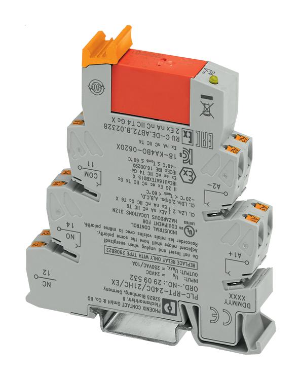 Phoenix Contact 2909532 Relay Module, Spdt, 24Vdc, 10A, Din Rail