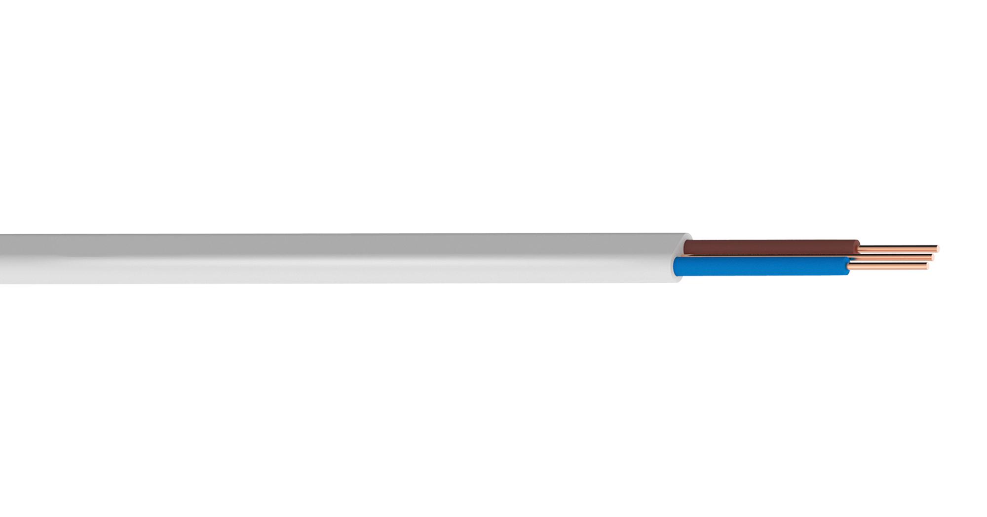 Multicomp Pro Pp002172 Unshld Flex Cable, 2Cond, 2.5Mm2, 100M