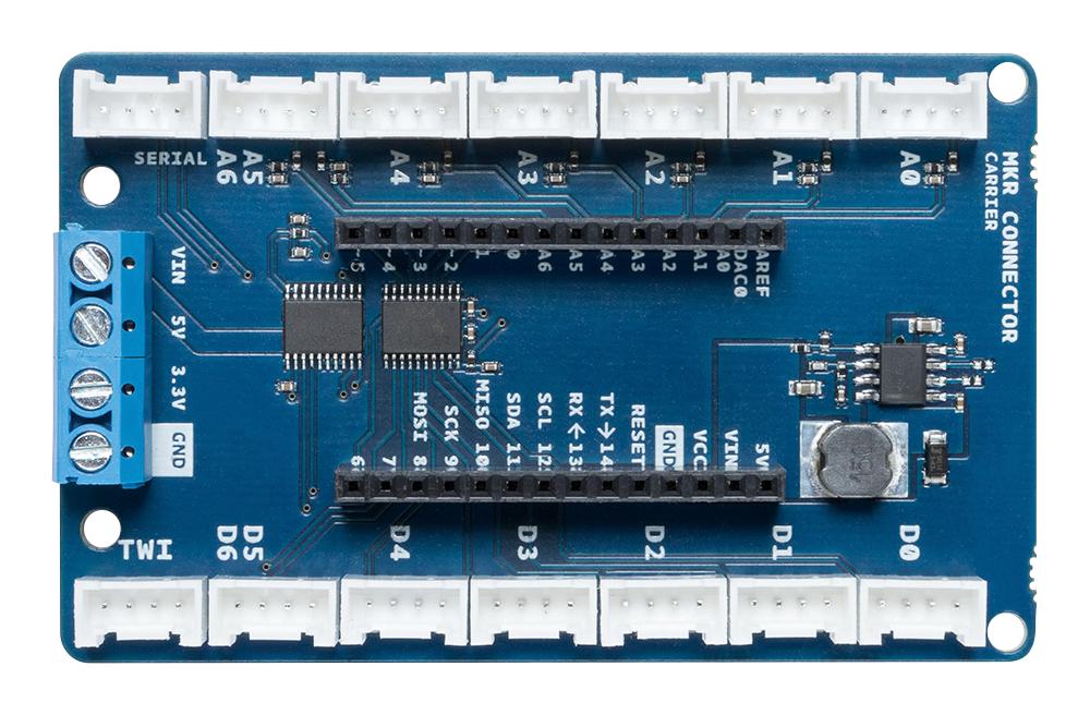 Arduino Asx00007 Mkr Conn Carrier, Mkr Development Board