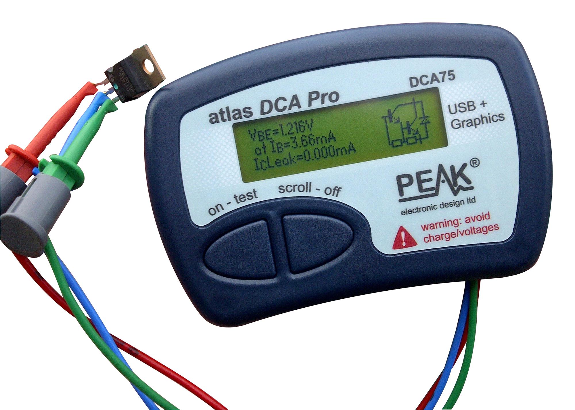 Peak Electronic Design Dca75 Semiconductor Component Analyser