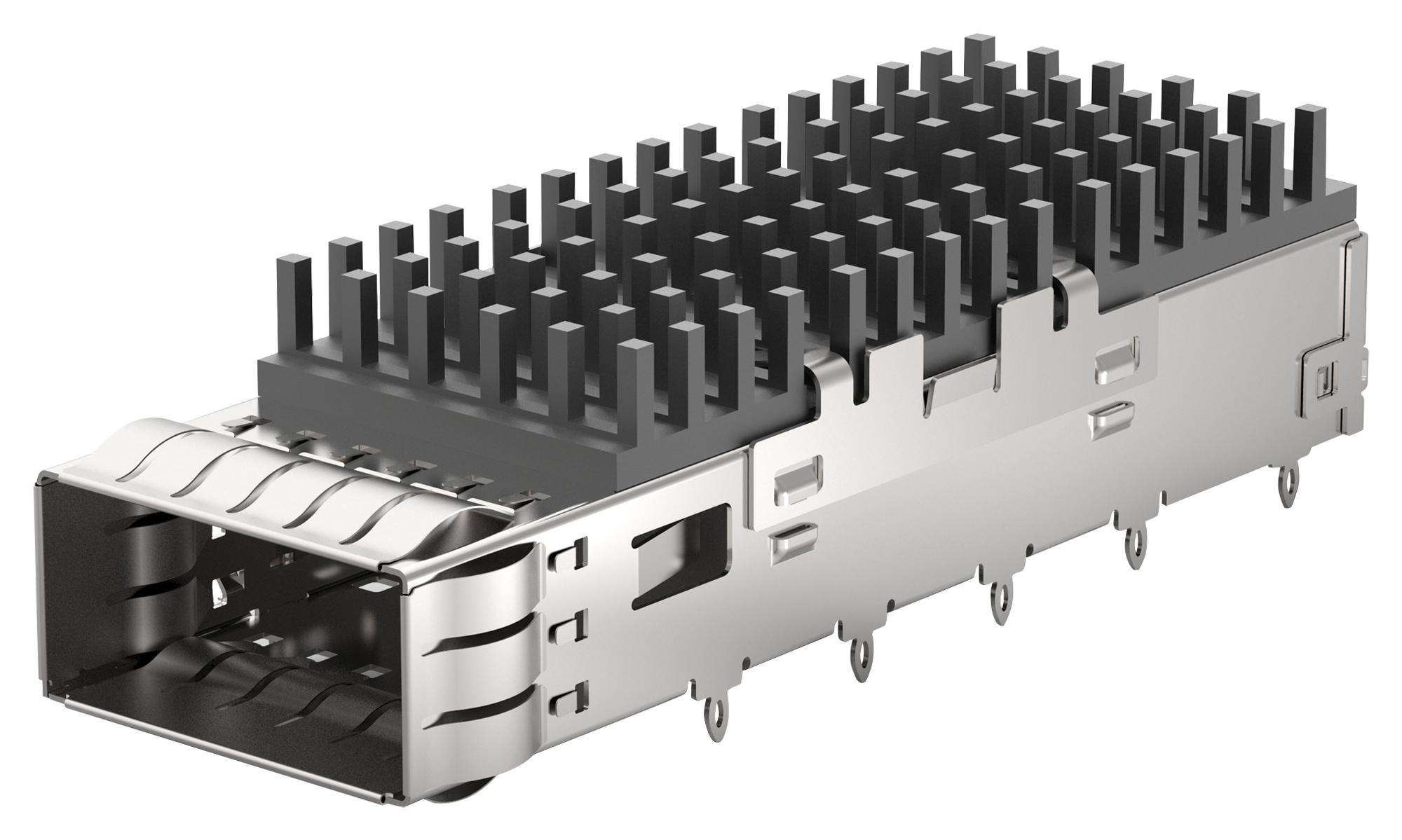 Te Connectivity 2170704-1 Cage Assembly, 1X1, Zqsfp I/o Connector