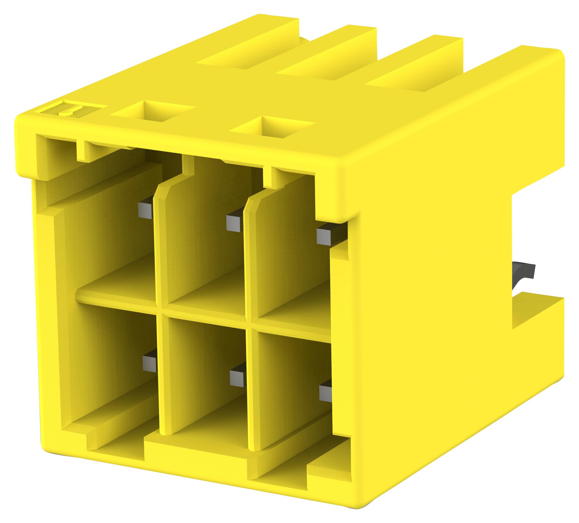 Te Connectivity 4-1971906-3 Connector, Header, 6Pos, 2Row, 3.3Mm