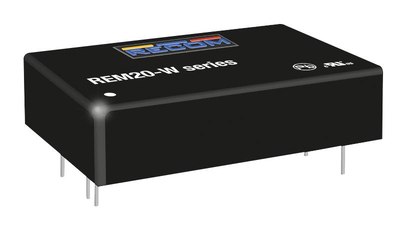 Recom Power Rem20-2412Sw Dc-Dc Converter, 12V, 1.667A