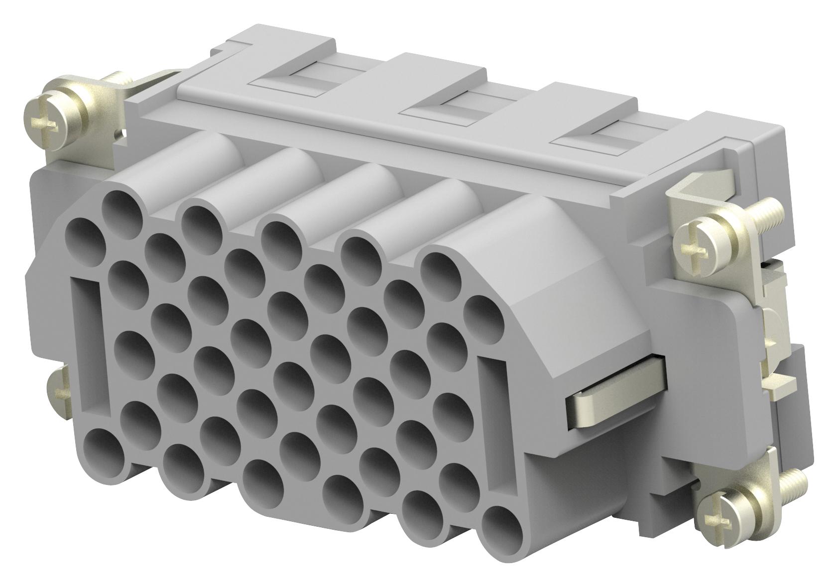 Te Connectivity T2050402201-007 Heavy Duty Insert, Rcpt, 40+Pe, 12Awg