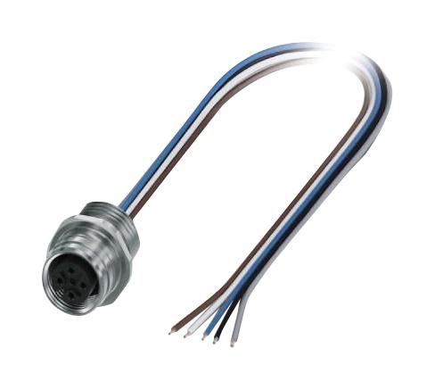 Phoenix Contact 1027683 Sensor Cord, 5P M12 Rcpt-Free End, 500Mm