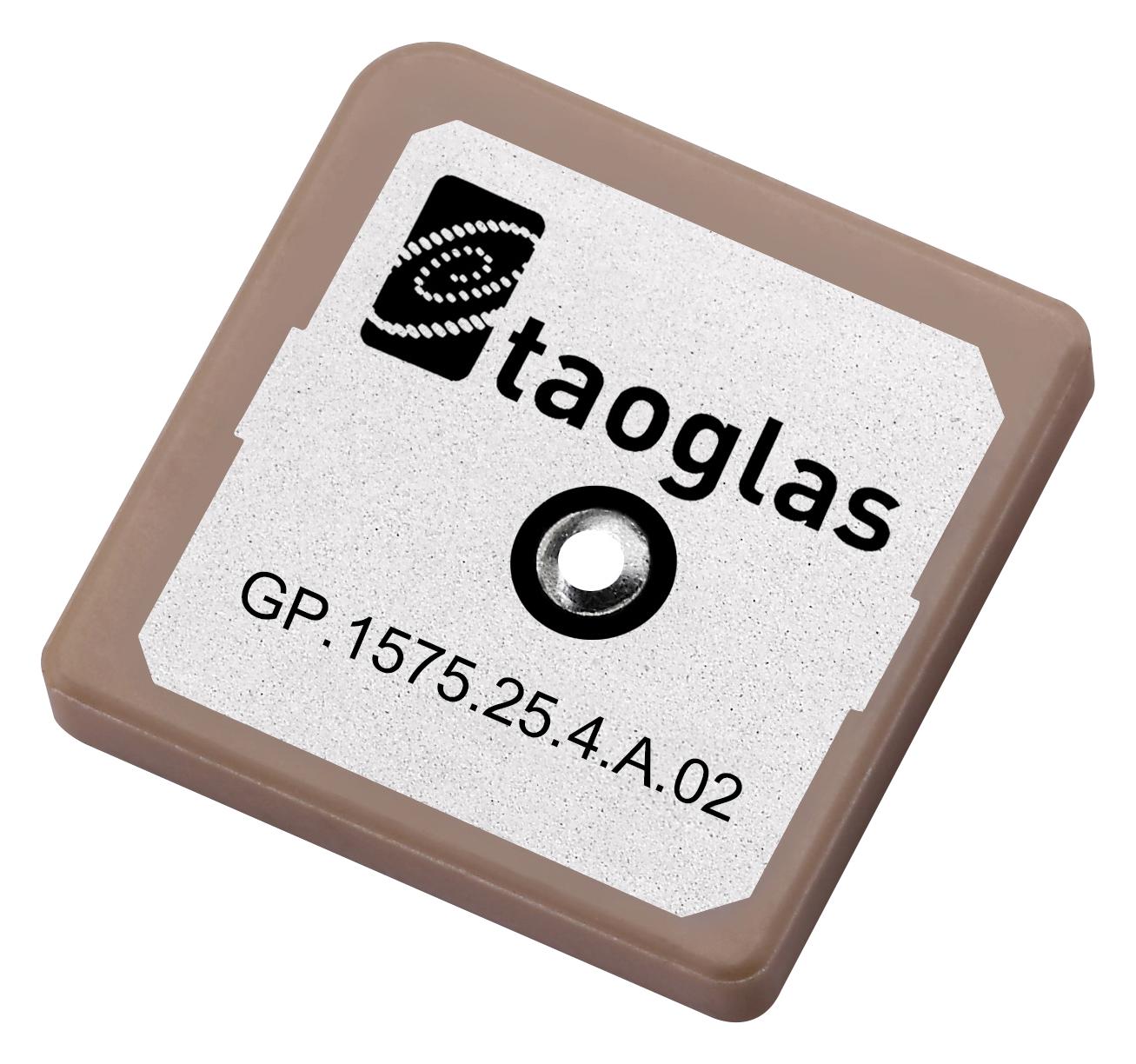 Taoglas Gp.1575.25.4.a.02 Patch Antenna, 1.575Ghz, 1.55Dbi