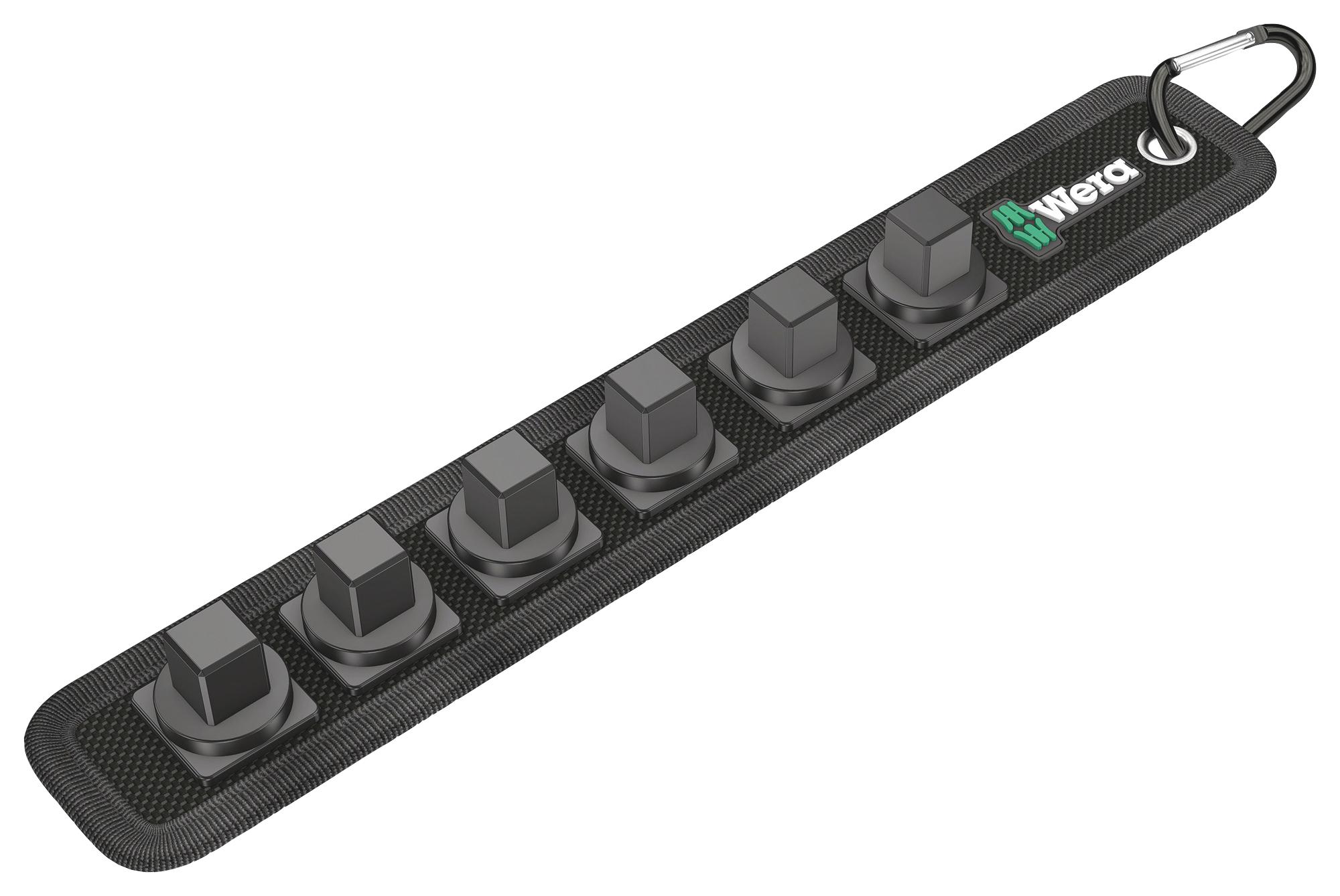 Wera 05003892001 Socket Rail Belt, 6 Location, Unloaded