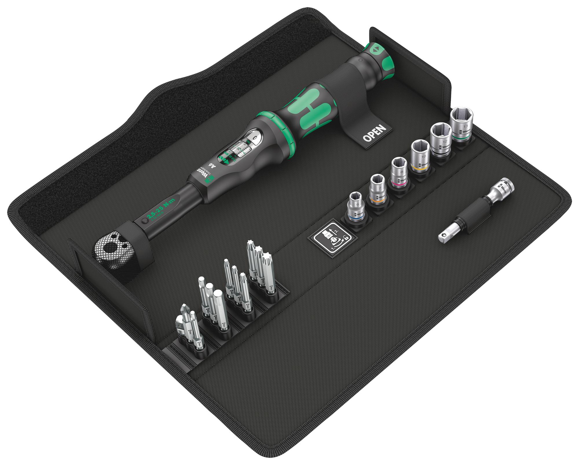 Wera 05130110001 Torque Set W/strip, 20Pc