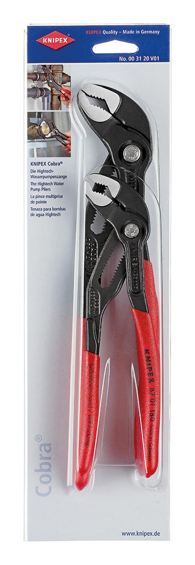 Knipex 00 31 20 V01 Plier Set, Water Pump, 2Pc