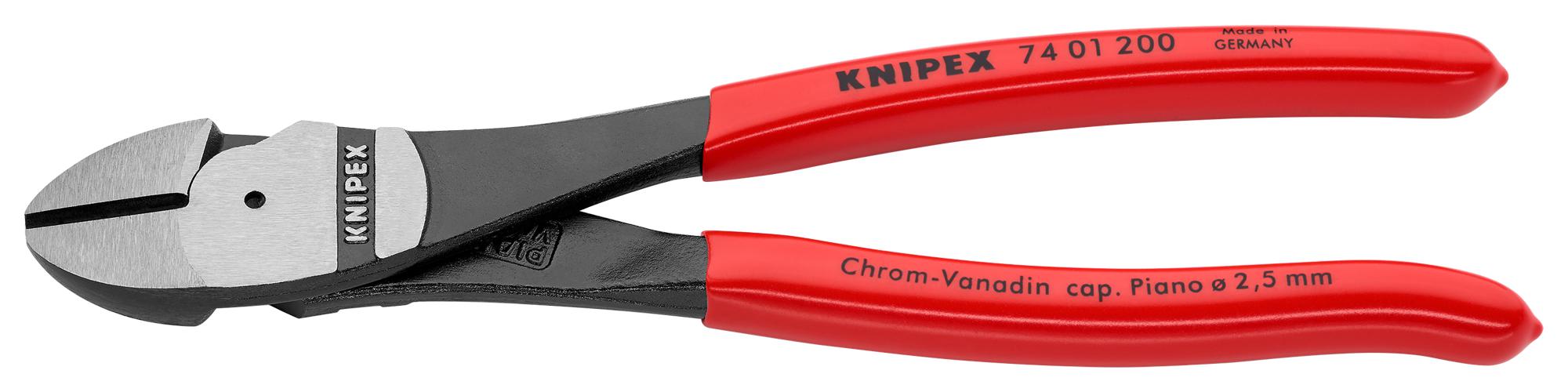 Knipex 74 01 200 Diagonal Cutter, 4.2Mm, 200Mm