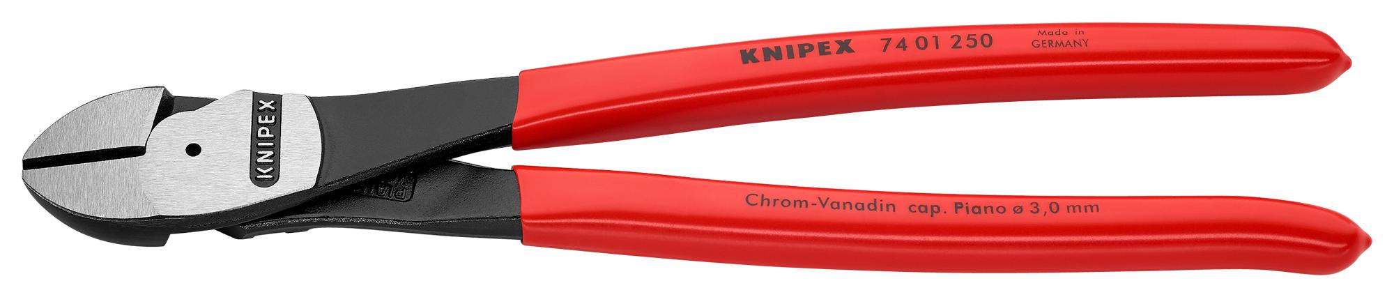 Knipex 74 01 250 Diagonal Cutter, 4.6Mm, 250Mm