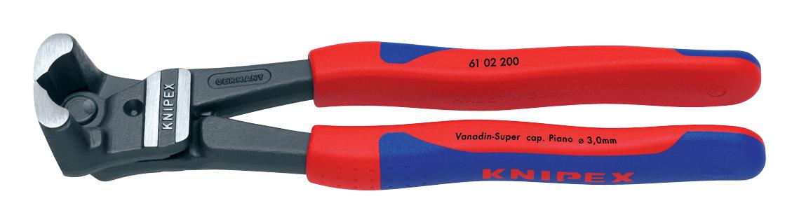 Knipex 61 02 200 Bolt End Cutting Nipper, 6Mm, 200Mm