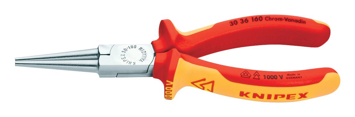 Knipex 30 36 160 Long Nose Plier, 160Mm