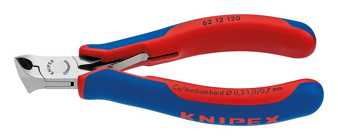 Knipex 62 12 120 Cutting Nipper, Oblique, 1Mm, 120Mm