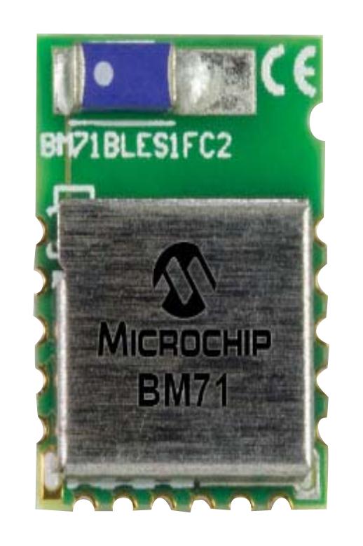 Microchip Bm71Bles1Fc2-0B02Aa Bluetooth Module, V4.2, 2.402-2.48Ghz