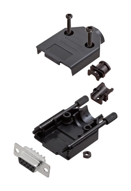 Amphenol Communications Solutions L17Dtpk-P-09+L77Sde09S D Sub Connector, Rcpt, 9Pos, Solder