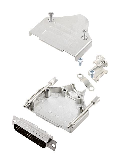 Amphenol Communications Solutions L17Mhdm25+L717Hdb44P Hd-D Sub Connector, Plug, 44Pos, Solder