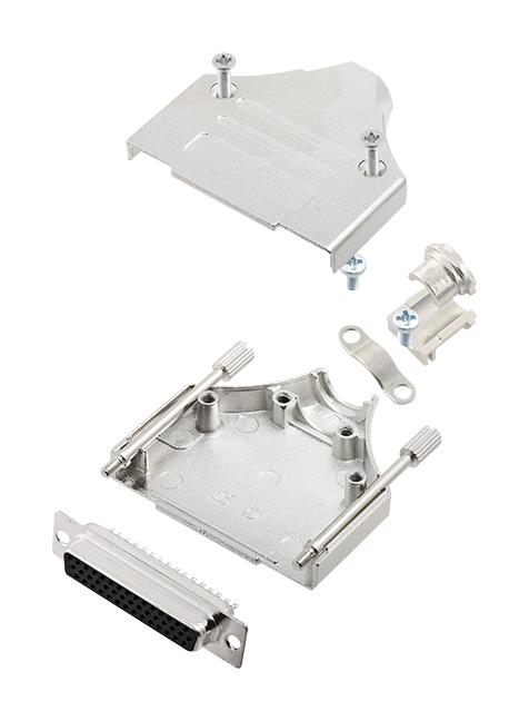 Amphenol Communications Solutions L17Mhdm25+L77Hdb44S Hd-D Sub Connector, Rcpt, 44Pos, Solder