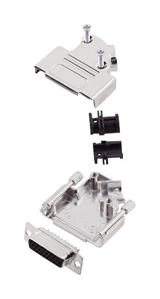 Amphenol Communications Solutions L17D45Zk15+L77Hda26S Hd-D Sub Connector, Rcpt, 26Pos, Solder