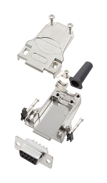 Amphenol Communications Solutions L17Dtzf09-Rg+L77Sde09S D Sub Connector, Rcpt, 9Pos, Solder